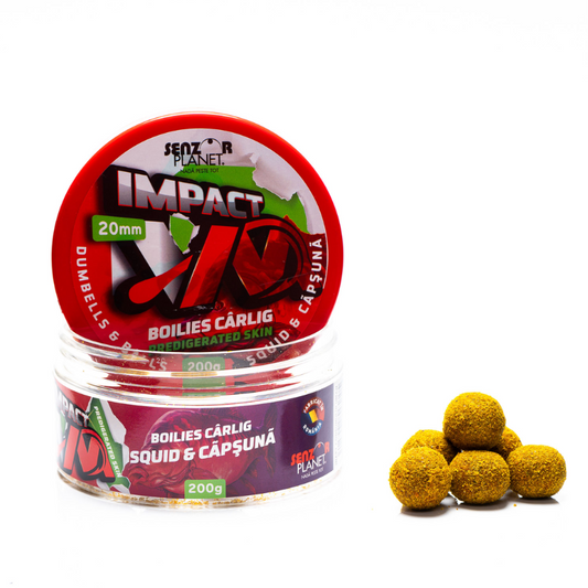 Senzor Planet Dumbell Balls Boilies Carlig Impact VM Predigerated Skin Capsuna 20mm