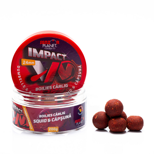 Senzor Planet Dumbell Balls Boilies Carlig Impact VM Squid Capsuna 24mm