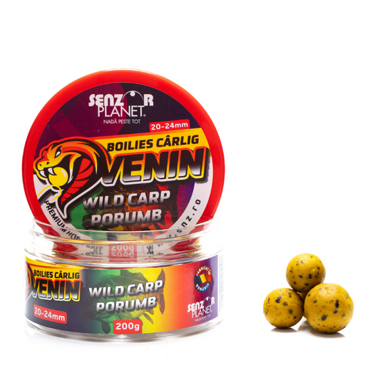 Senzor Planet Boilies Carlig Venin Wild Carp Porumb – Maiz 20-24mm