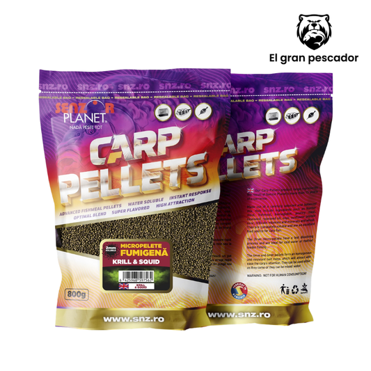 Senzor Planet Micro Pellets Krill Squid Flumino 2mm