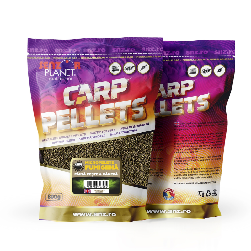 Senzor Planet Micro Pellets Fish Cañamon Flumino 2mm
