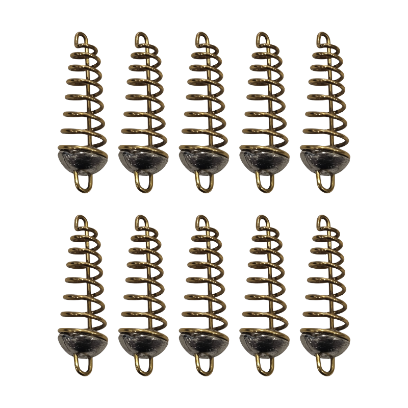 10 x Cebadores Muelle Bronce 30gr