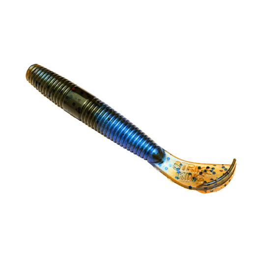 Vinilo Strike King Ned Cut-R Worm Blue Craw 3´´