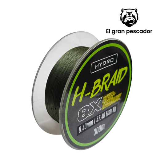 Trenzado PE Hydro H-Braid 300m 8x