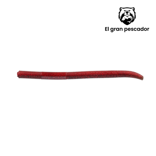 Vinilo Daiwa Skinny Worm Lombriz 10cm Iberian Red 8pcs