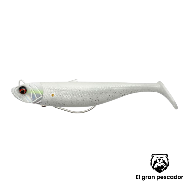 Señuelo Savage Gear Minnow Weedless 10cm 16g Blanco