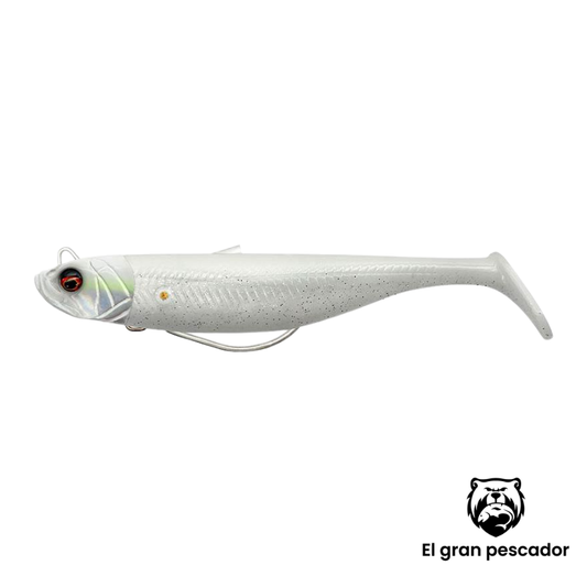 Señuelo Savage Gear Minnow Weedless 10cm 16g Blanco