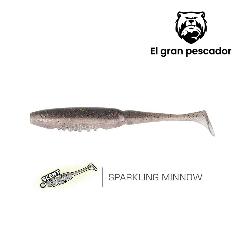 Vinilos Fox Rage Scent Shad Sparkling Minnow 9cm