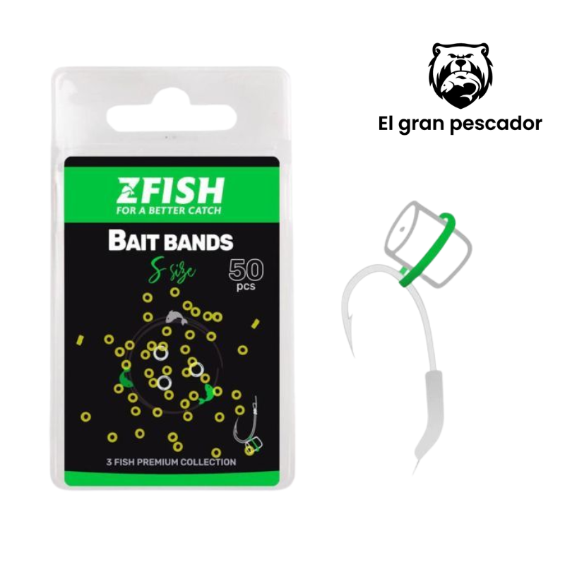 Gomas Cebo Zfish Talla M 50pcs
